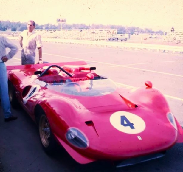 Chris Amon's Ferrari 330P4, 1968.